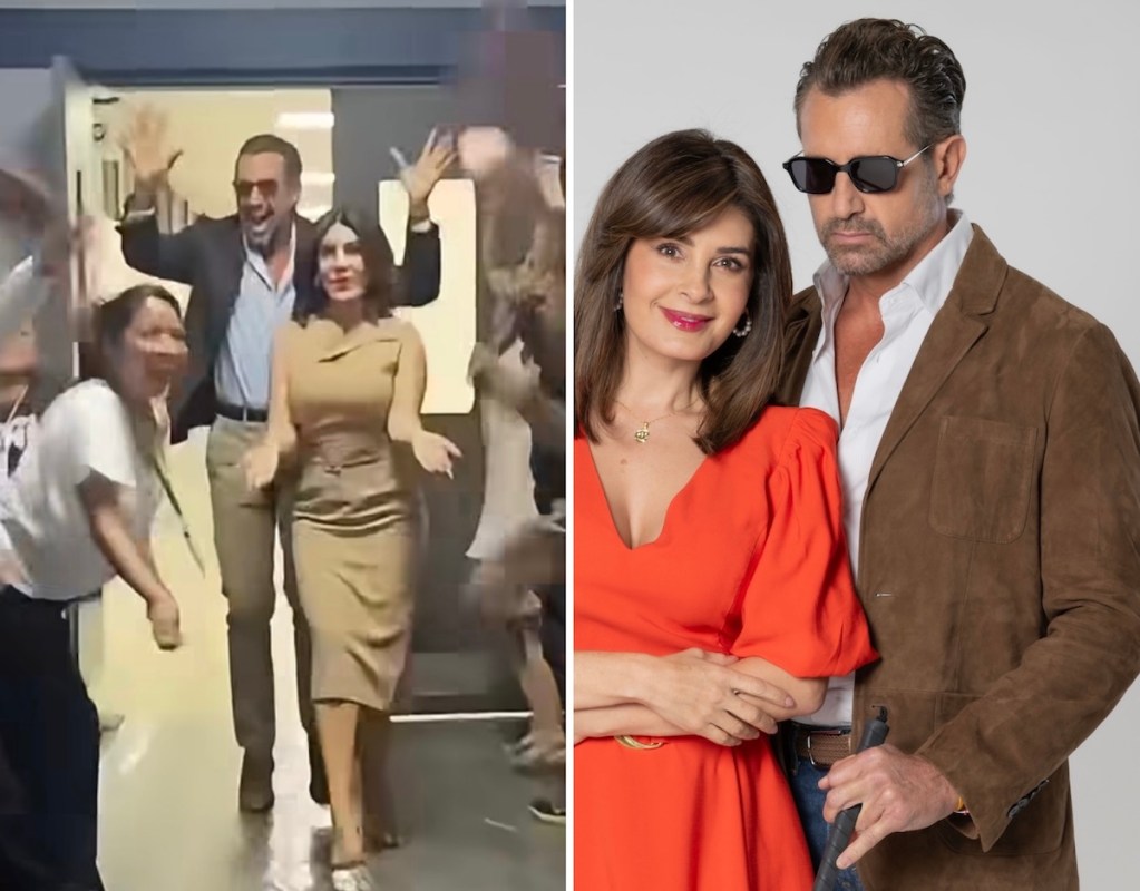 Gabriel Soto y Mayrín Villanueva conquistan las redes con sus simpáticos videos desde las grabaciones de ‘Corazón de oro’