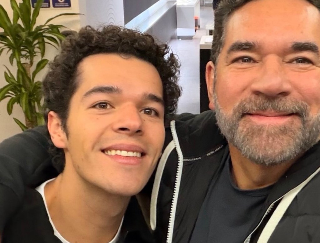 De padre a colega: Eduardo Santamarina presume su primer encuentro en Televisa con su hijo